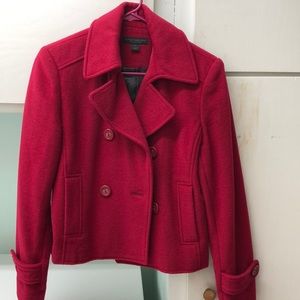 Express wool double breasted jacket
